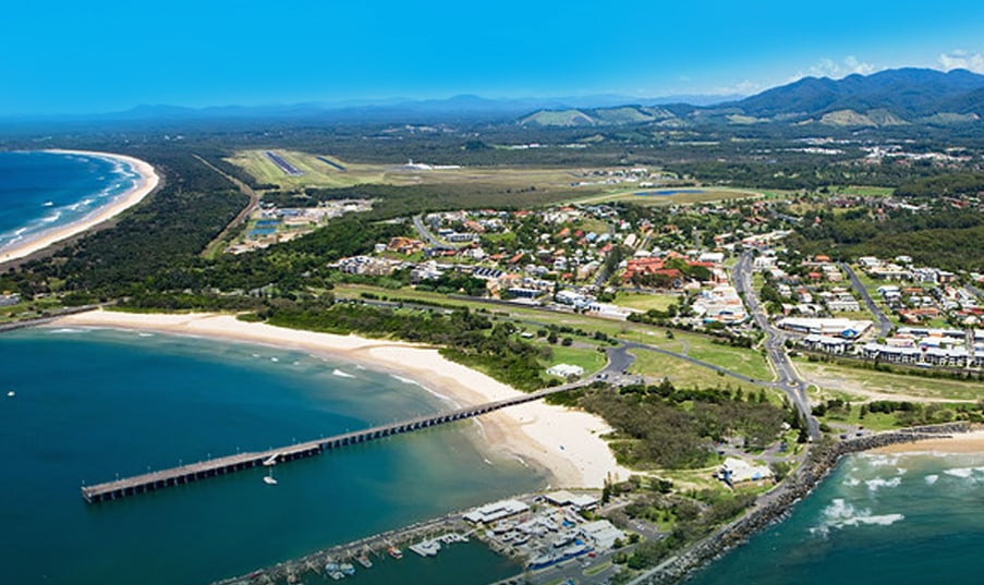 Coffs Harbour aerial image
